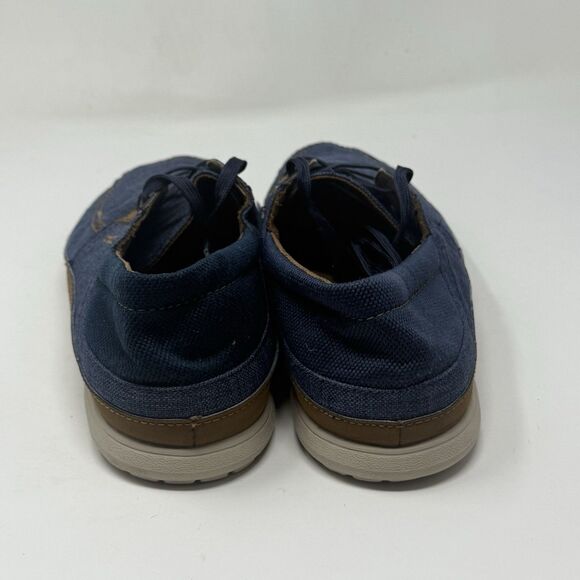 Crocs Santa Cruz Playa Shoes Mens 11 Blue Denim Brown Lace Up Comfort Preppy main image 5